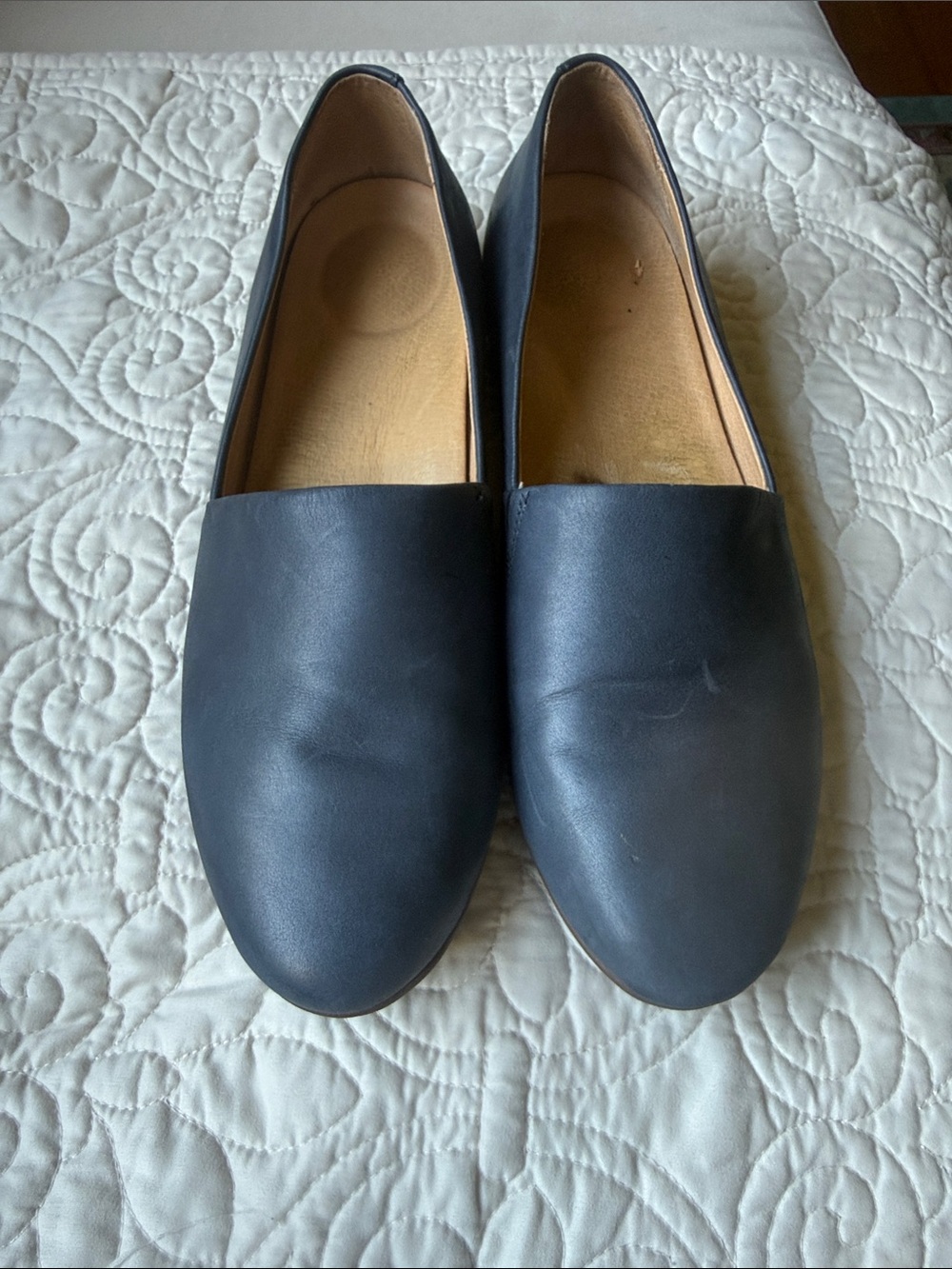 Dansko Women's Navy Blue Slip-On Flats